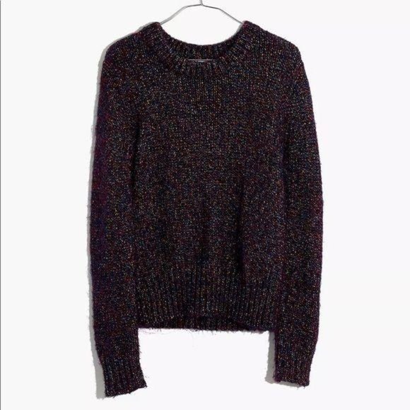 Madewell Shimmer Pullover Chunky Knit Sweater NWT - Picture 6 of 13